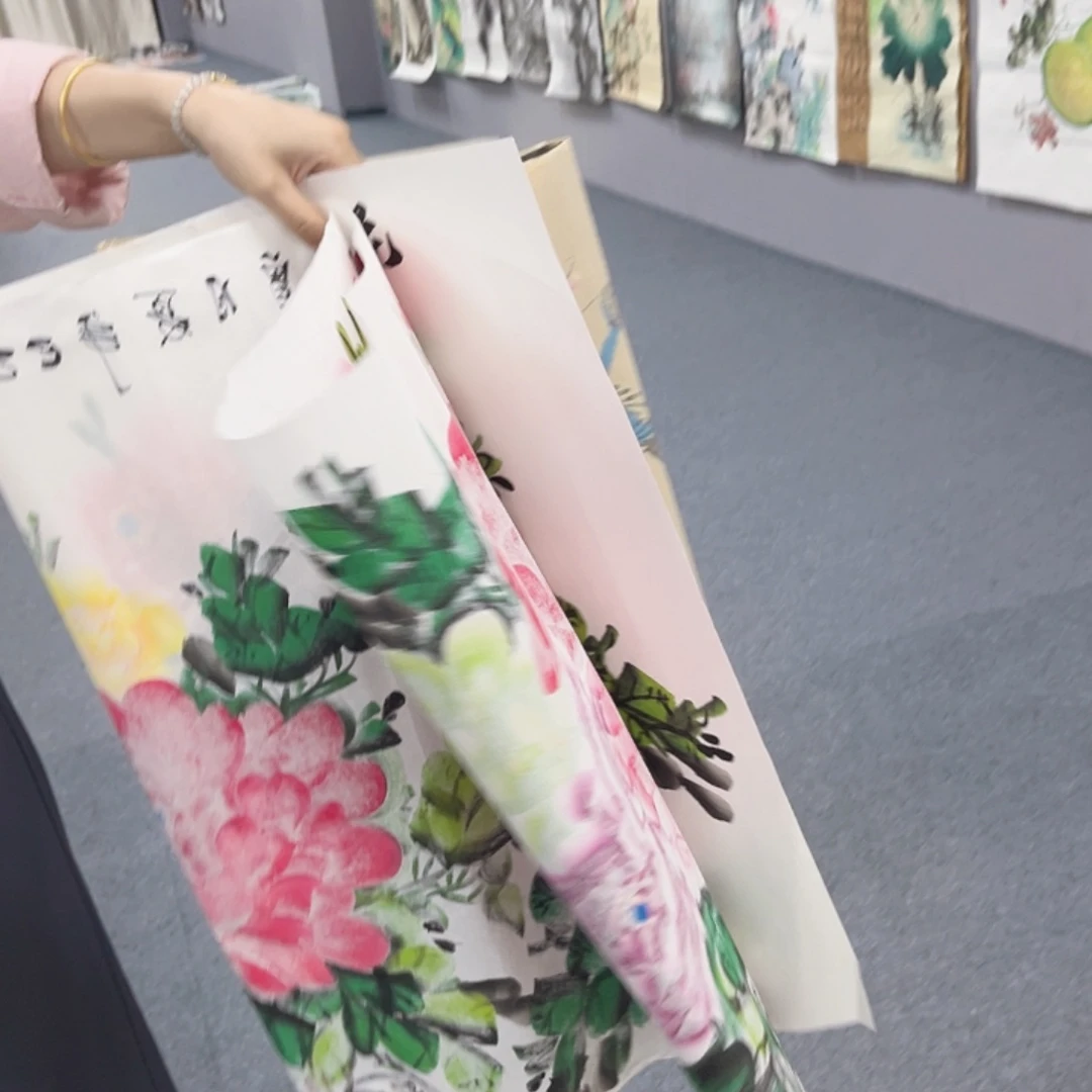 国画国画老师手绘作品