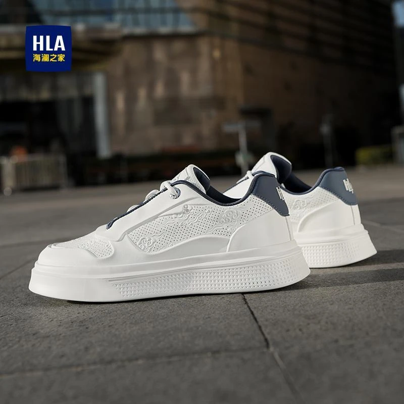 海澜之家男鞋2025新款秋季男士休闲鞋子厚底增高运动板鞋百搭潮鞋