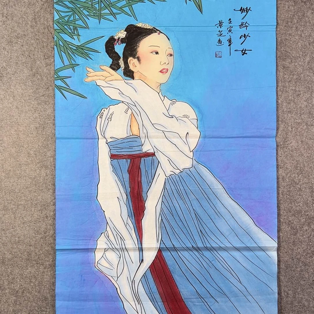 国画397 花鸟在此处飞翔也不太