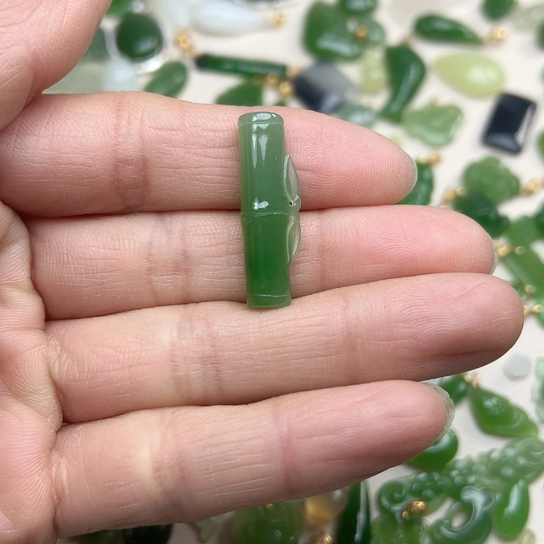 和田玉（碧玉）玉坠未镶嵌