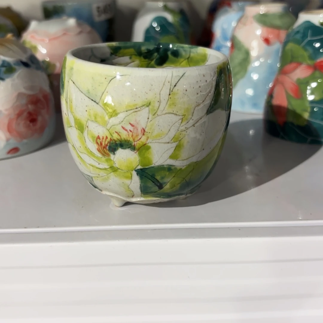 景德镇手绘高温釉下彩陶瓷茶具