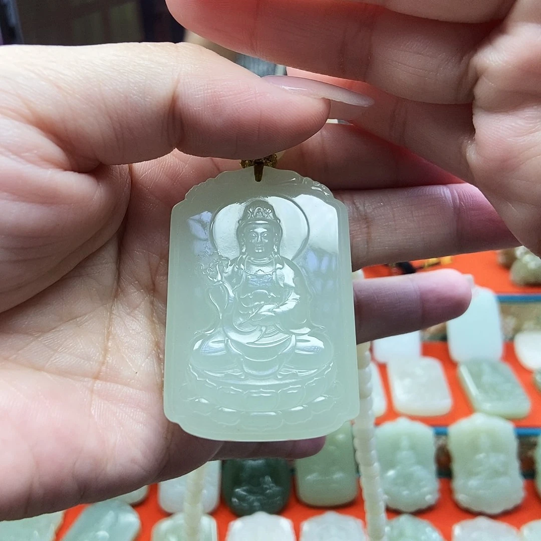 和田玉未镶嵌颈饰一****美