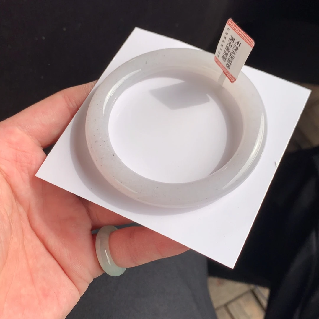 翡翠未镶嵌手镯67号58