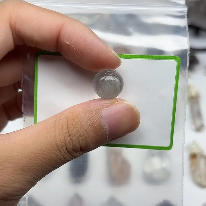 未镶嵌颈饰水晶12mm+闪灵钻圆珠