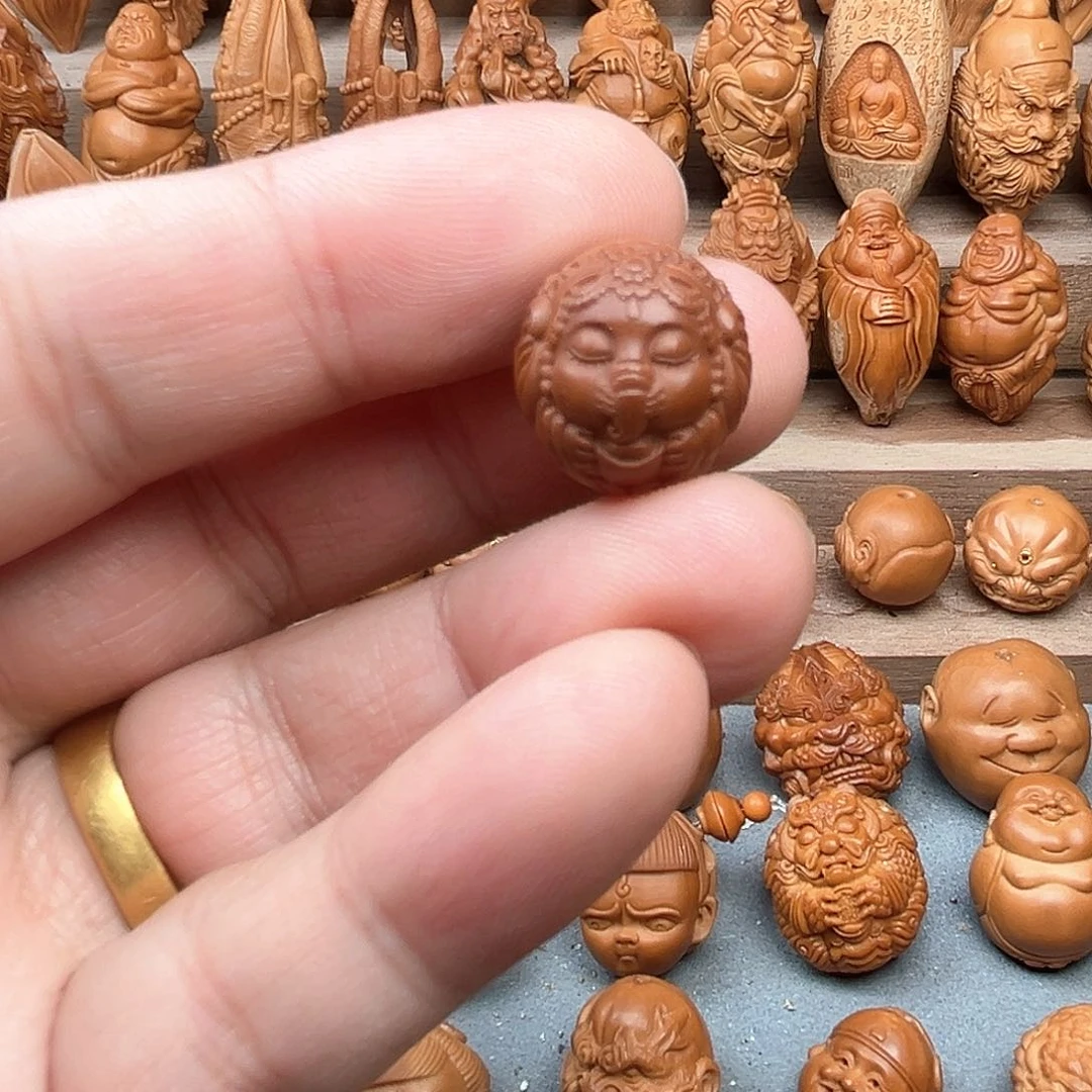 橄榄核吊坠16象宝宝