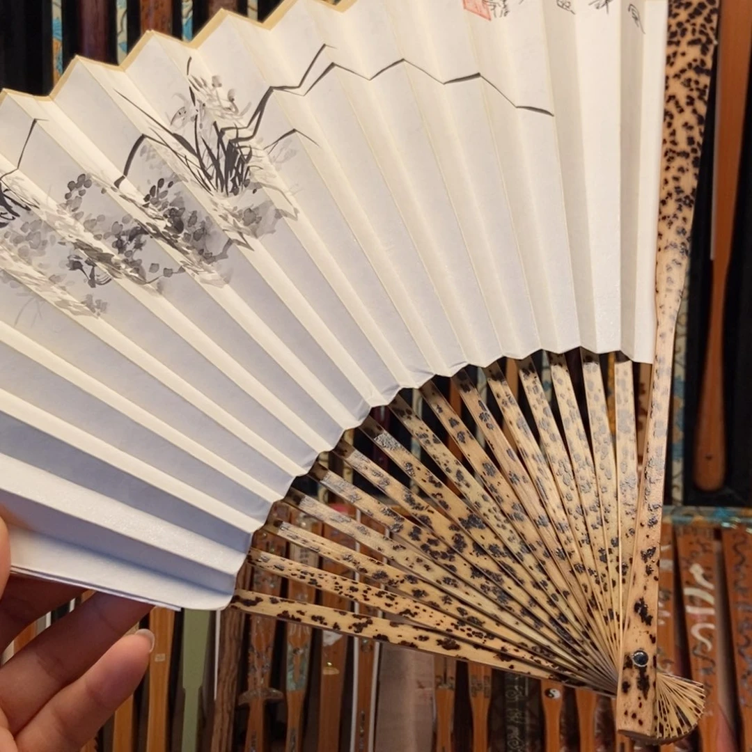 扇子豹纹同料三和青