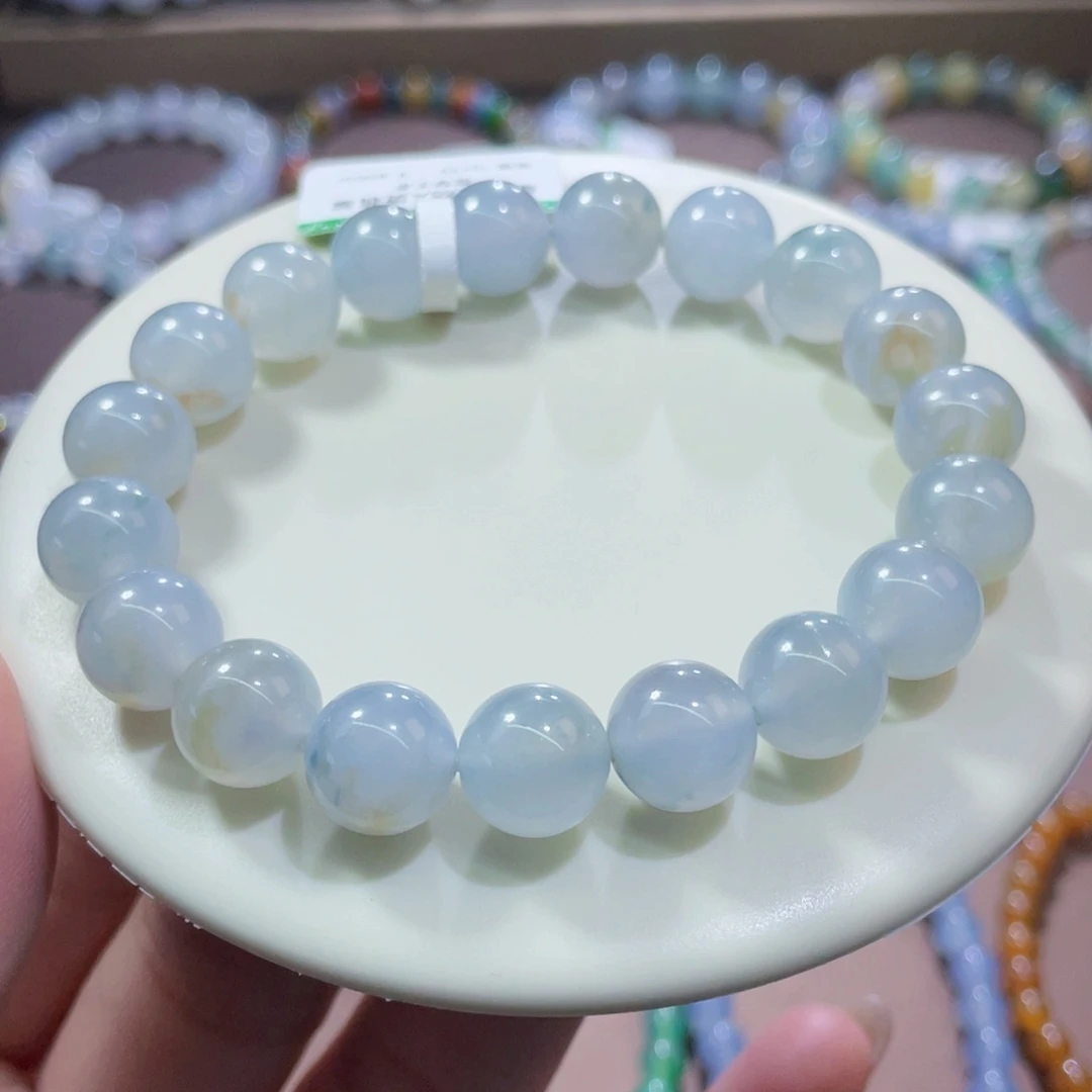 未镶嵌手链翡翠清货特价 卡10特色三彩