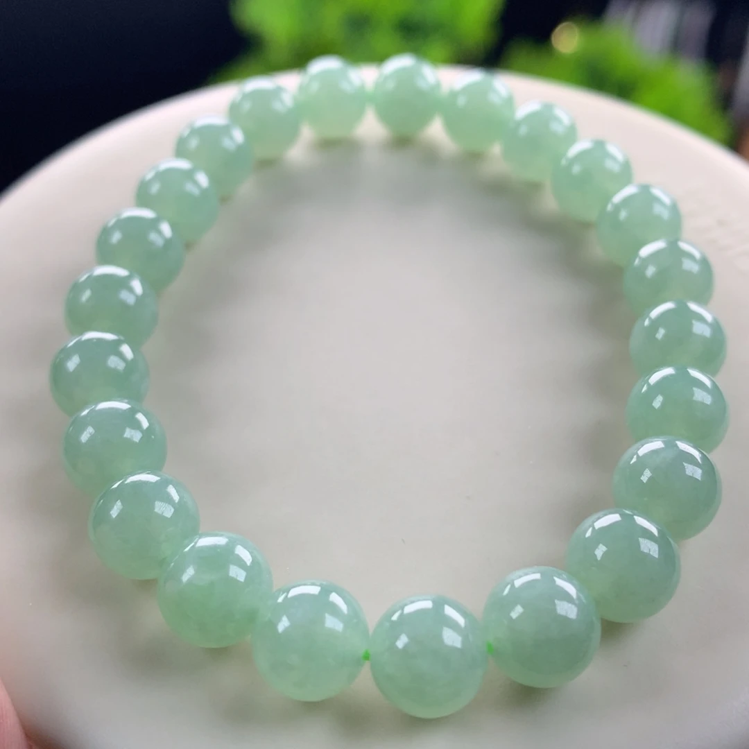 翡翠未镶嵌手链4号卡8