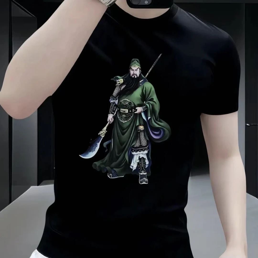 夏季新款百搭潮牌T恤男重磅短袖高级设计感爆款痞帅半袖上衣体恤