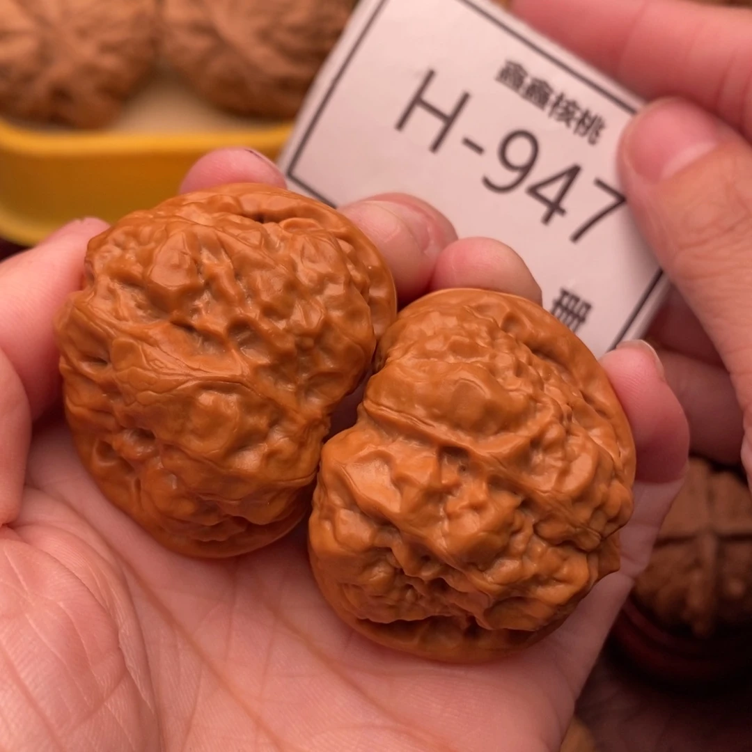 桃核把件开背蛙41…..