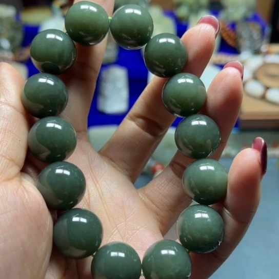 和田玉未镶嵌手链