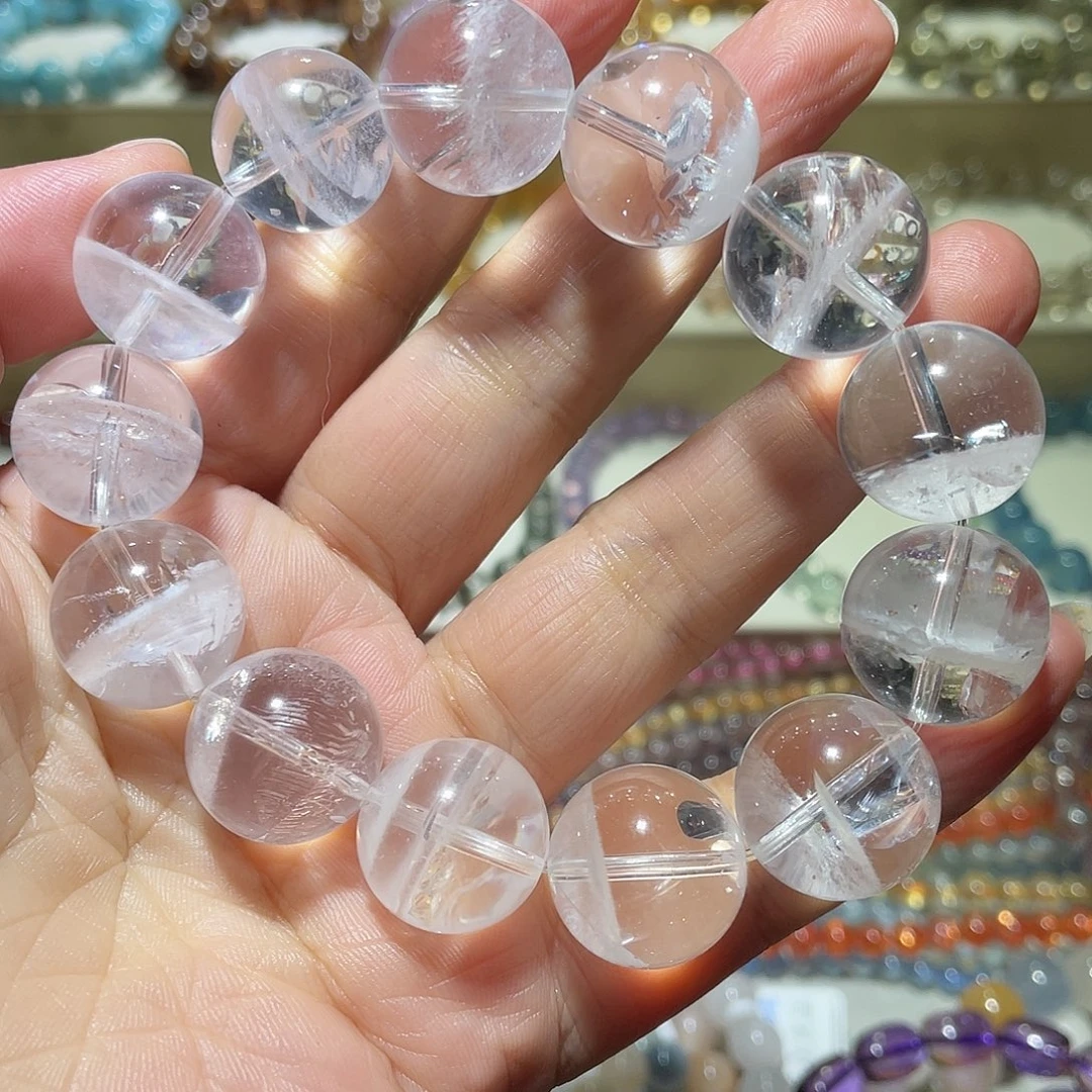 水晶手链未镶嵌白幽灵