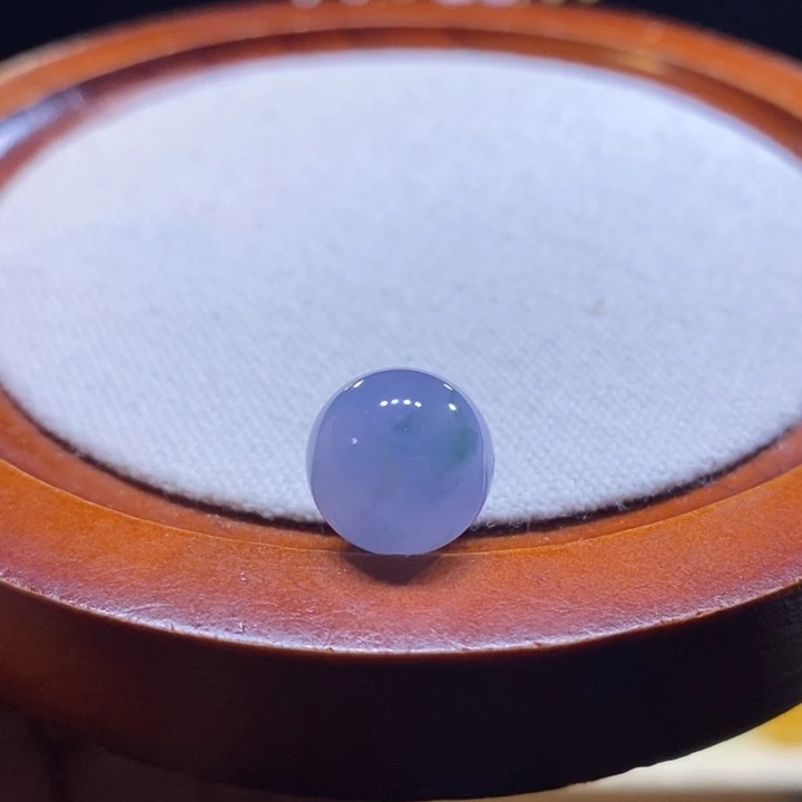 翡翠未镶嵌挂件翡翠满蓝紫飘花珠