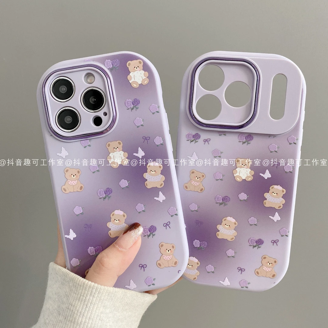 小胖妹适用iphone17promax苹果16手机壳15/14/13/12/11华为小熊潮