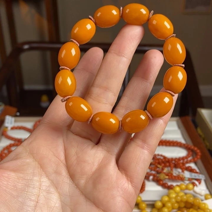 琥珀手链未镶嵌蜜蜡手串12