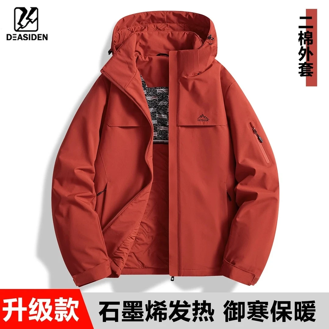 加厚保暖冲锋衣女款爆款2025新款户外防风防水棉服防寒爬山外套