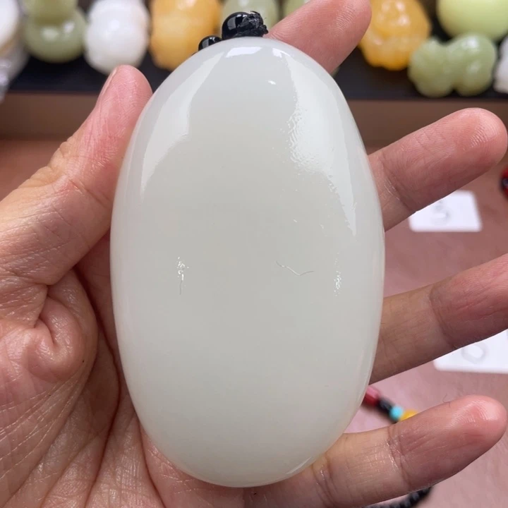 悟***空石材天然古青石手把件