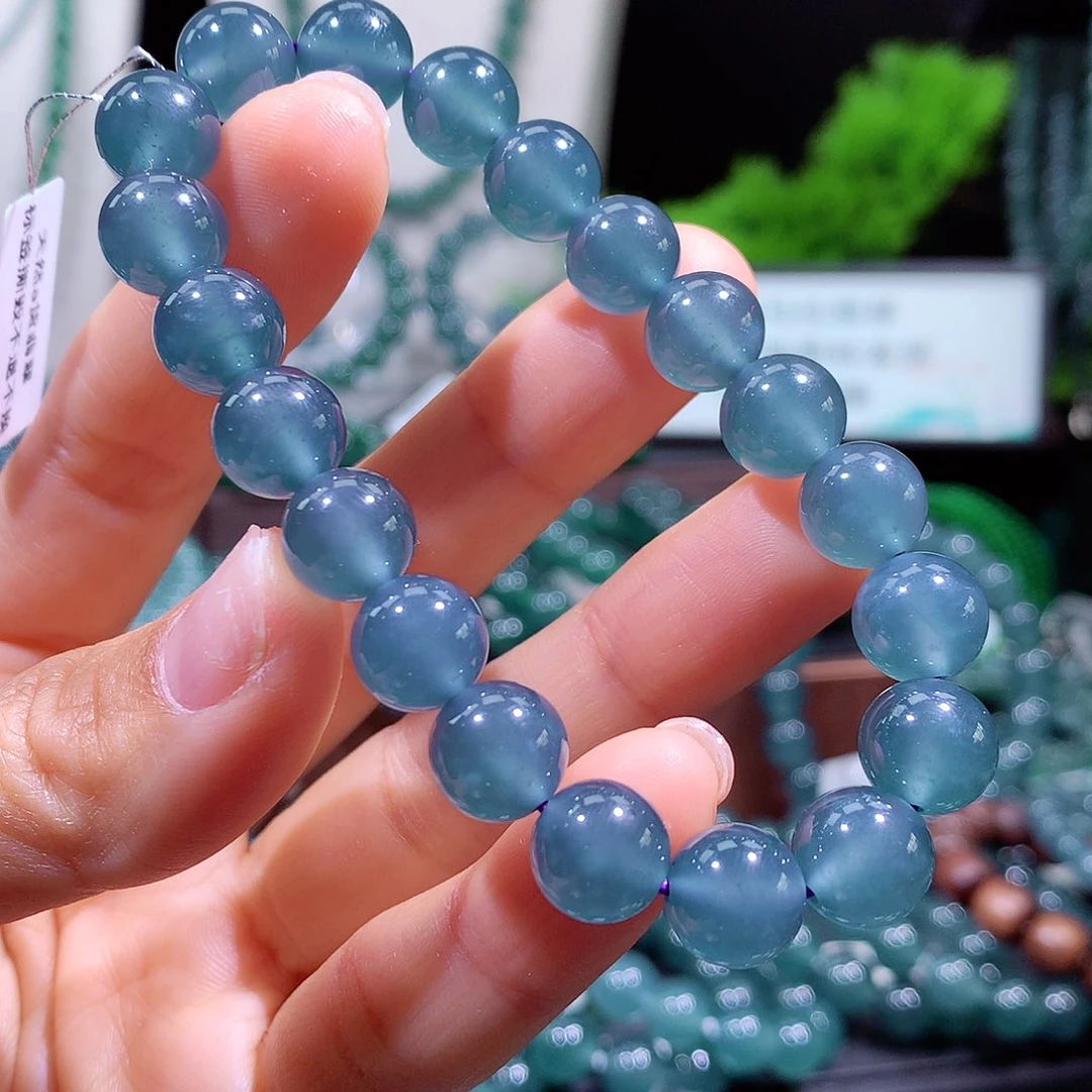 翡翠未镶嵌手链天然a货翡翠手串10mm