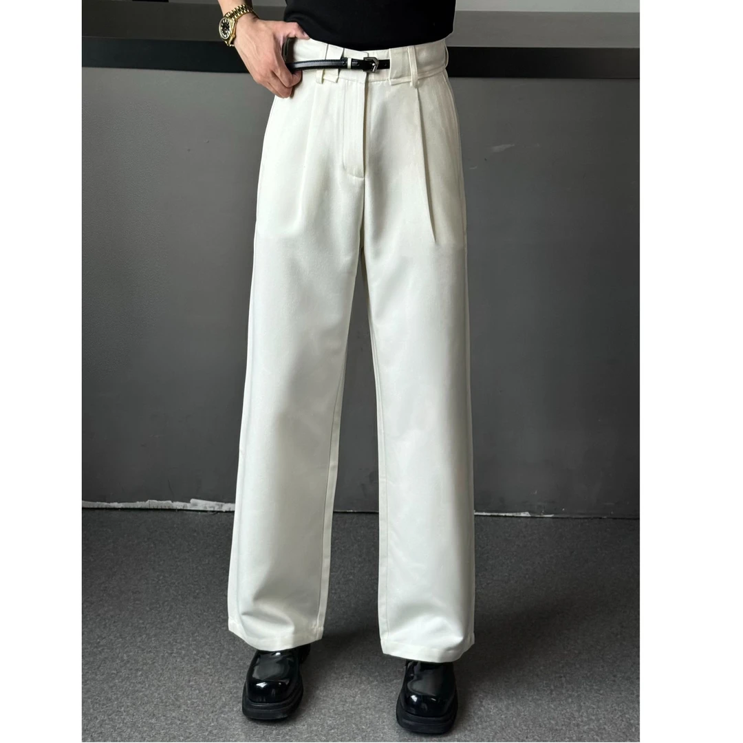 AIXKOM2025秋冬款休闲裤潮阔腿裤百搭长裤ins宽松型