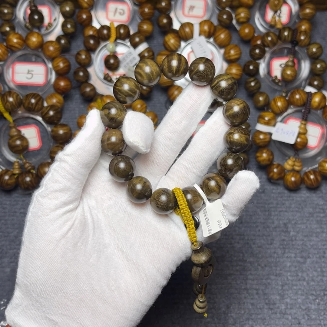 楠木（金丝楠）手串/手链乌木1.5水波150