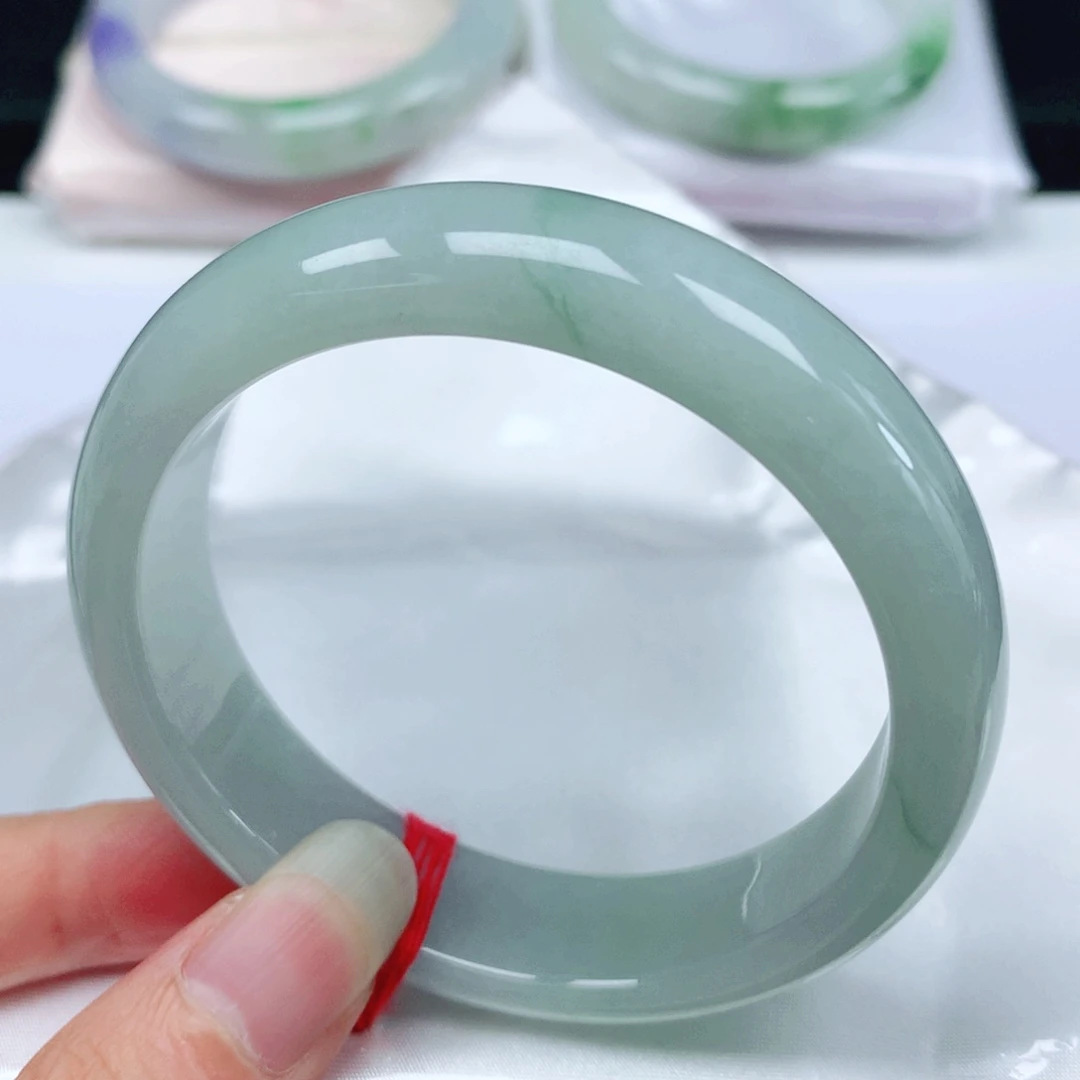 翡翠未镶嵌手镯  编号16 正圈56