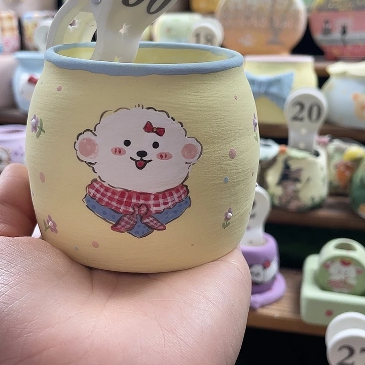 30…..手工收获花盆微瑕