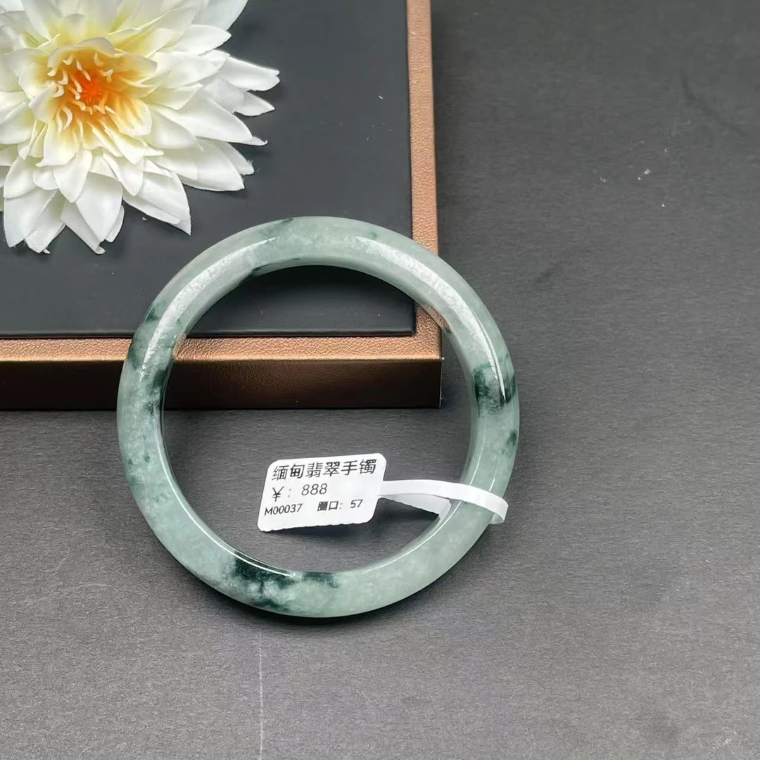 M00037正圈57圈口翡翠手镯