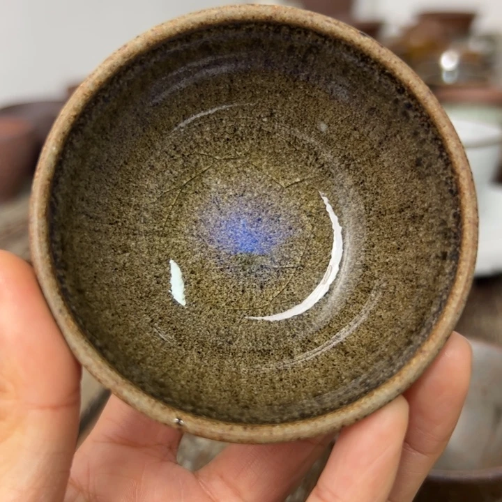 杯底一抹蓝 全手工制作