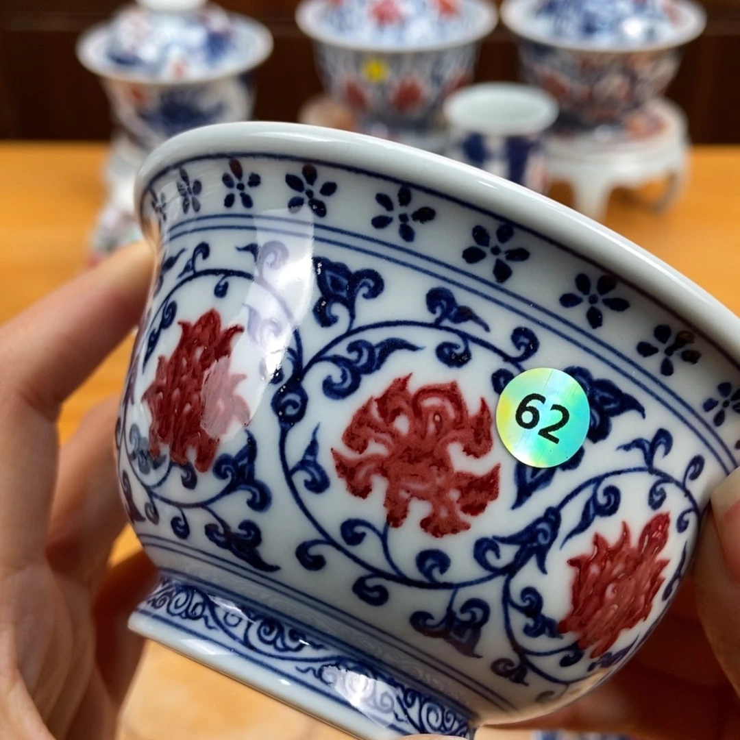 手绘现代茶具非古董