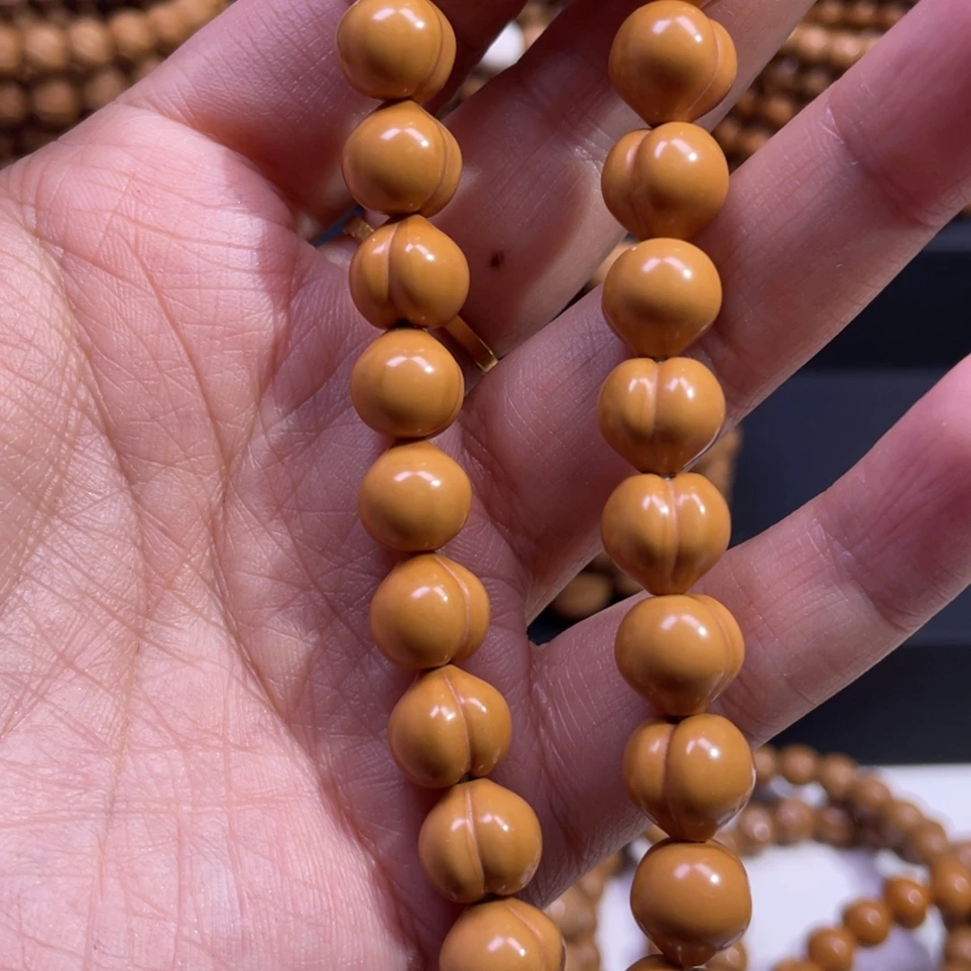 小***杨猴头核桃吊坠小屁桃10mm全品