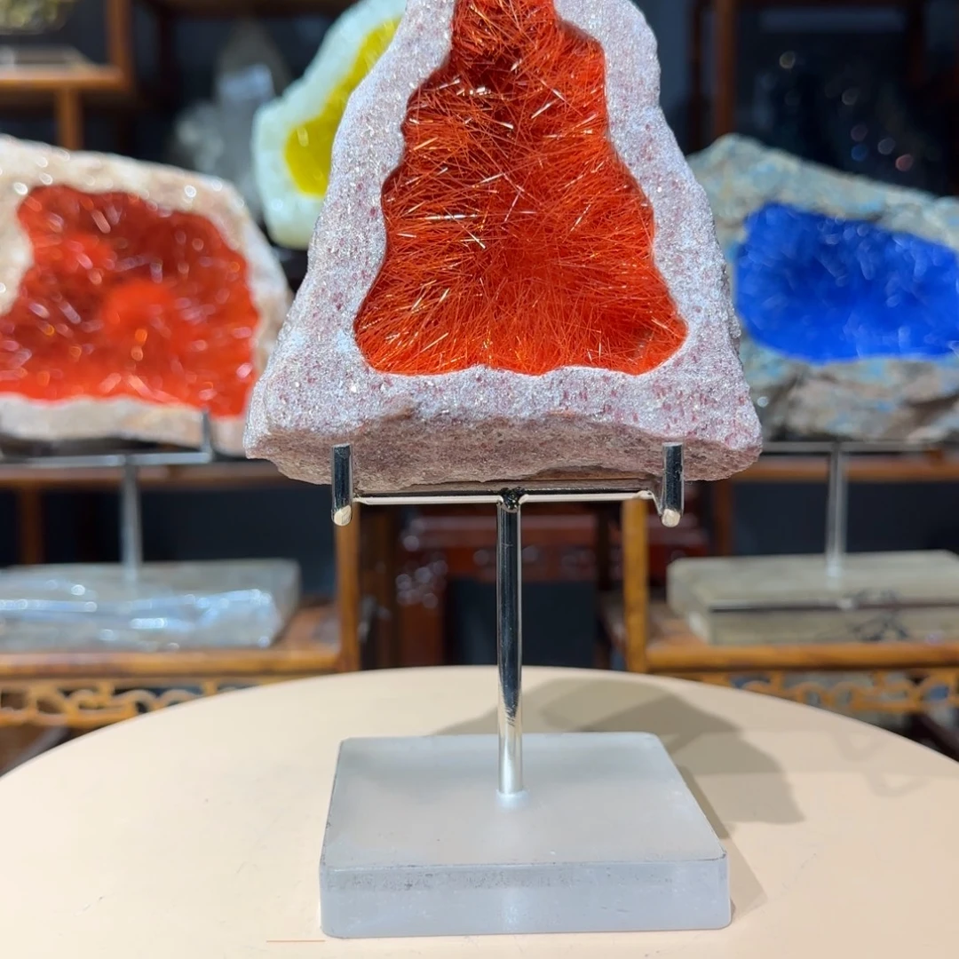 石材巴西草莓晶矿物