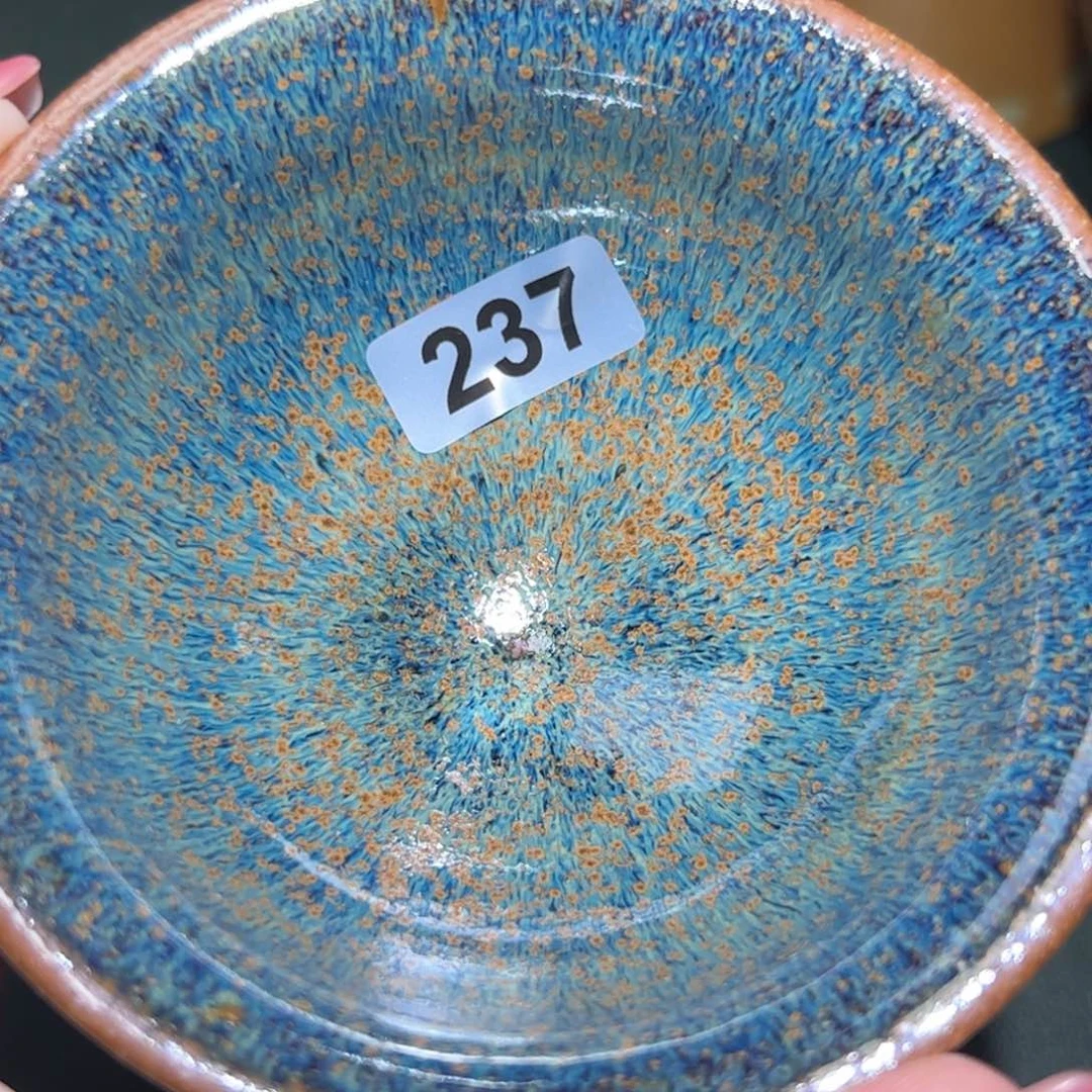 东***风茶盏全手工原矿原釉建盏