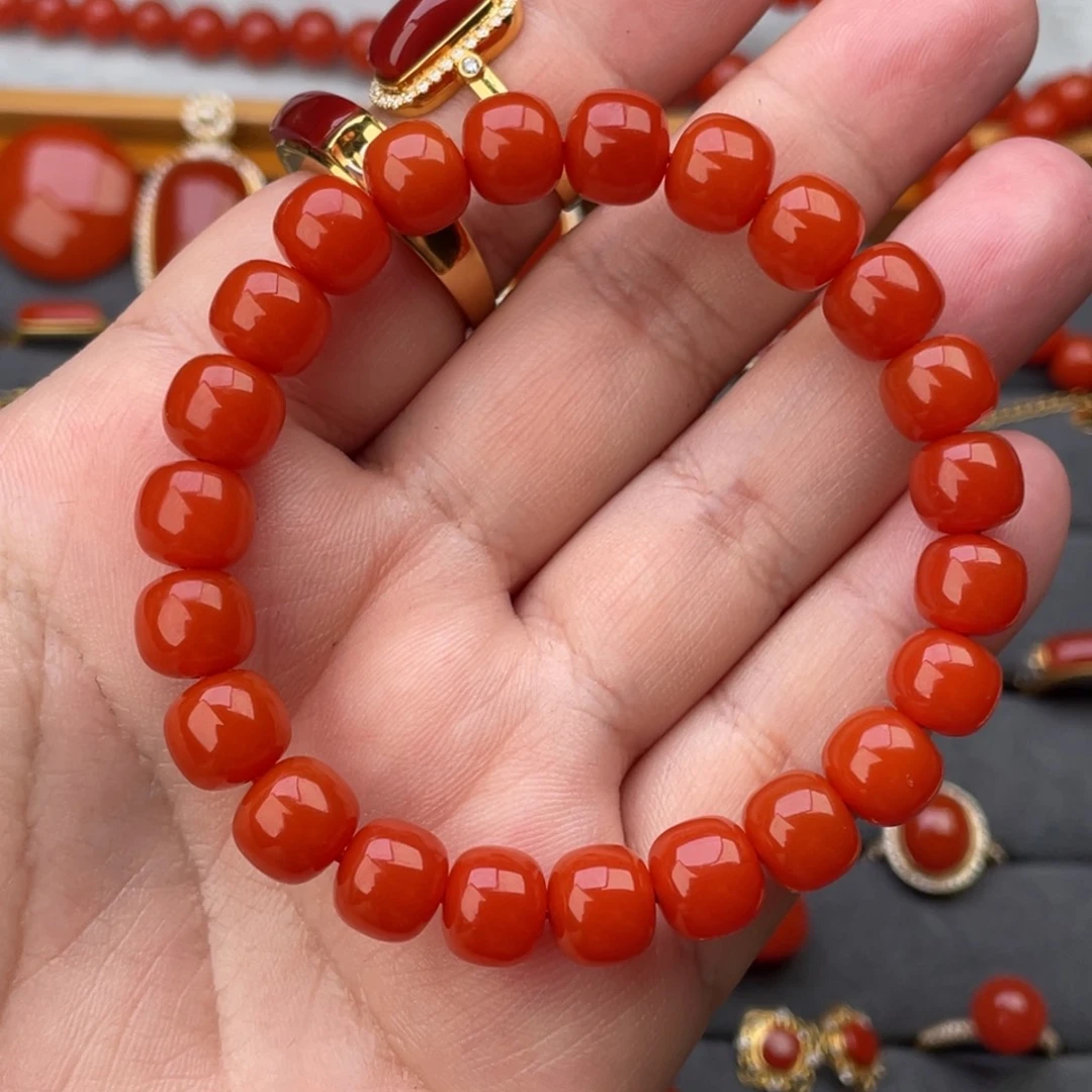 南红玛瑙爱心未镶嵌