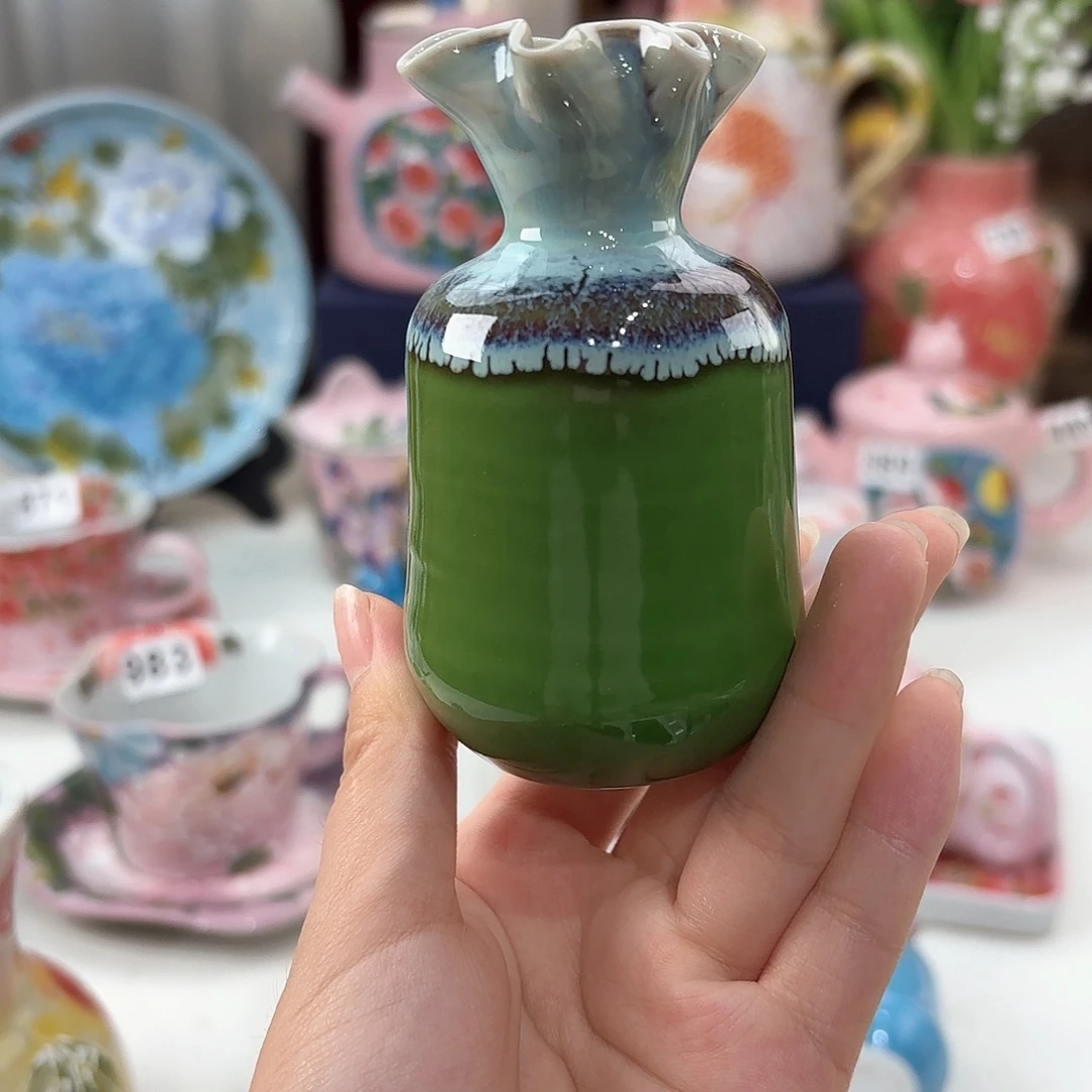 景德镇手绘高温釉下彩陶瓷茶具