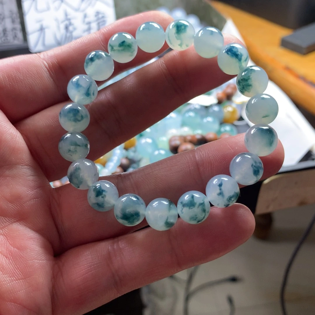 定制翡翠未镶嵌卡10 19粒