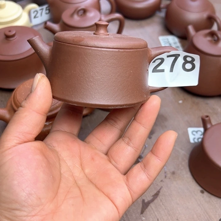 紫砂茶壶底槽清半手共100c大瑕疵