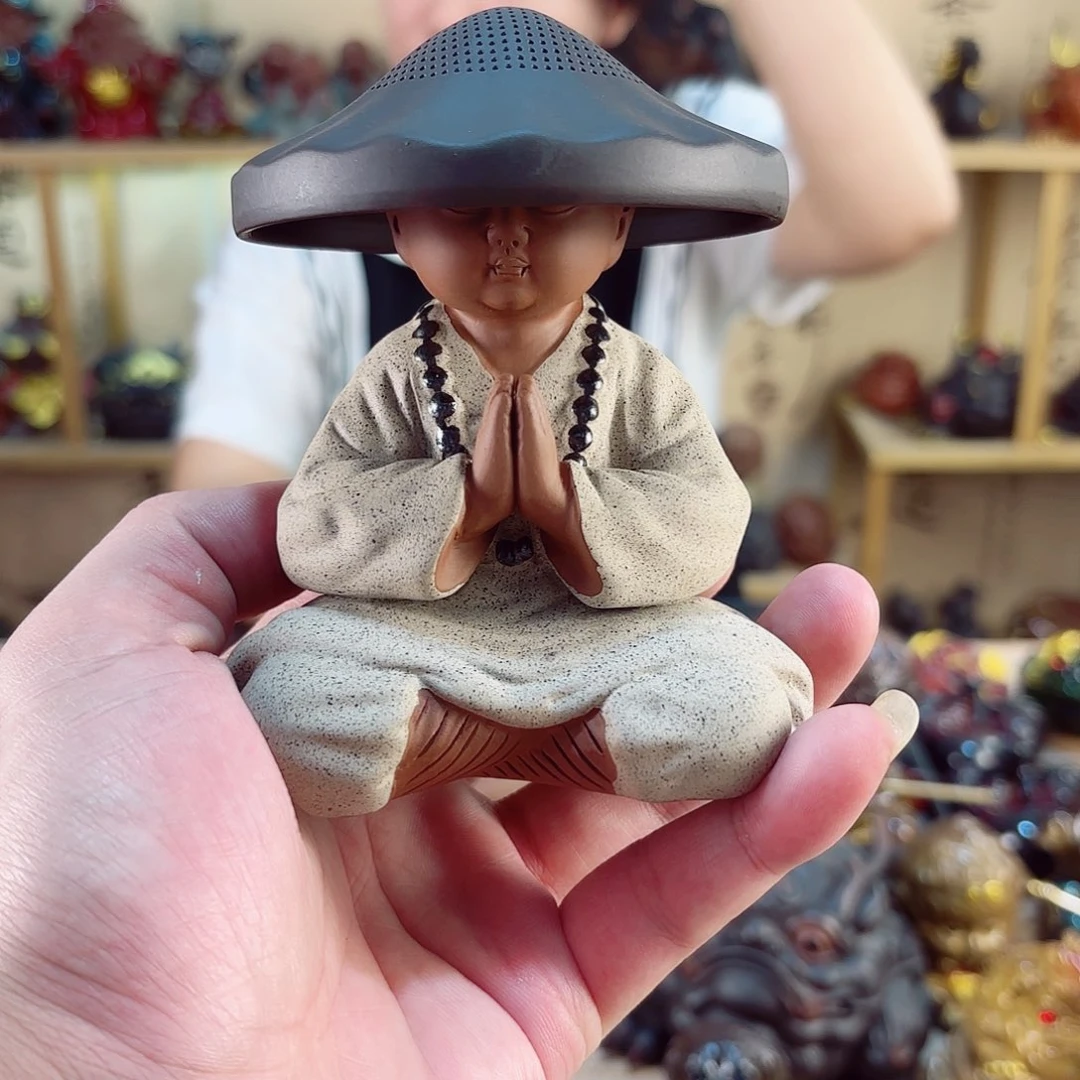 紫砂茶宠紫陶树脂茶宠摆件