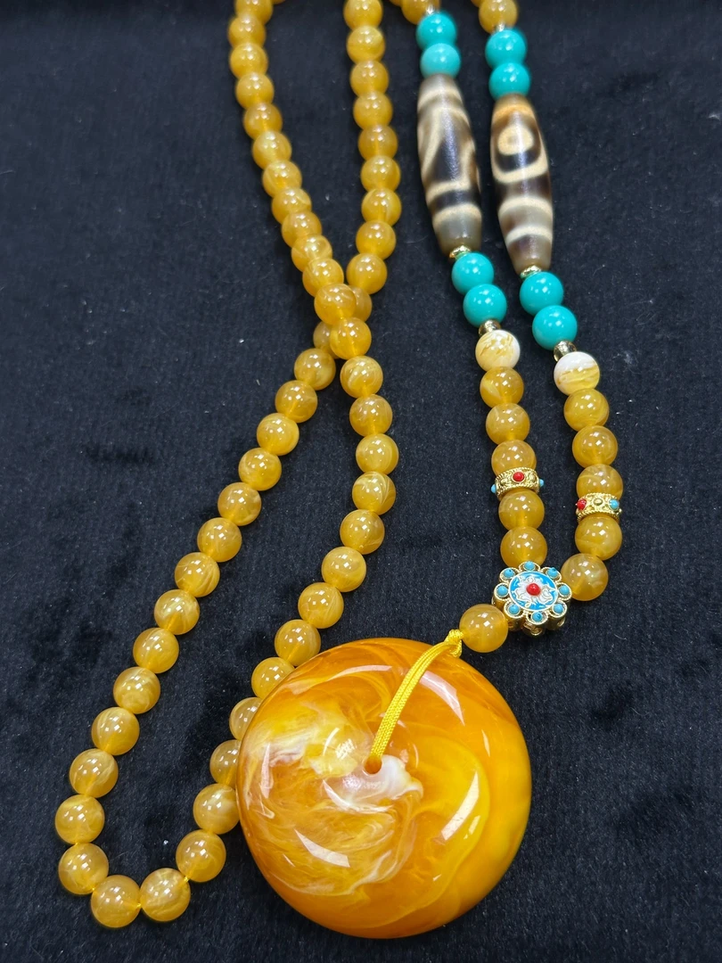 F8黄花蜡公主套链精美女款