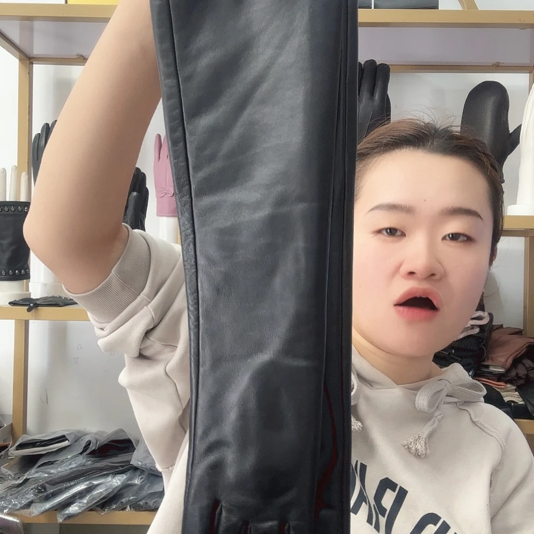 绵羊皮皮袖连指170-100
