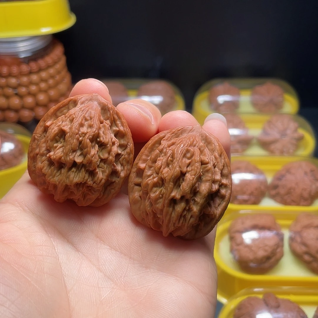 吊坠文玩核桃38尺麦穗虎头