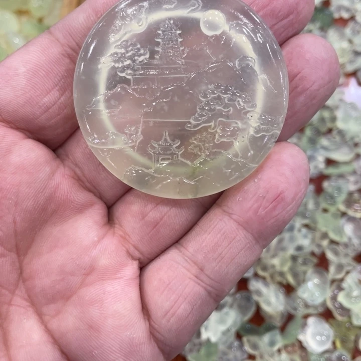 蛇纹石玉合金颈饰