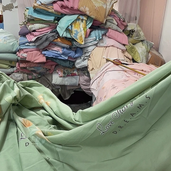莫代尔纤维长绒棉绿色橘大花朵16米