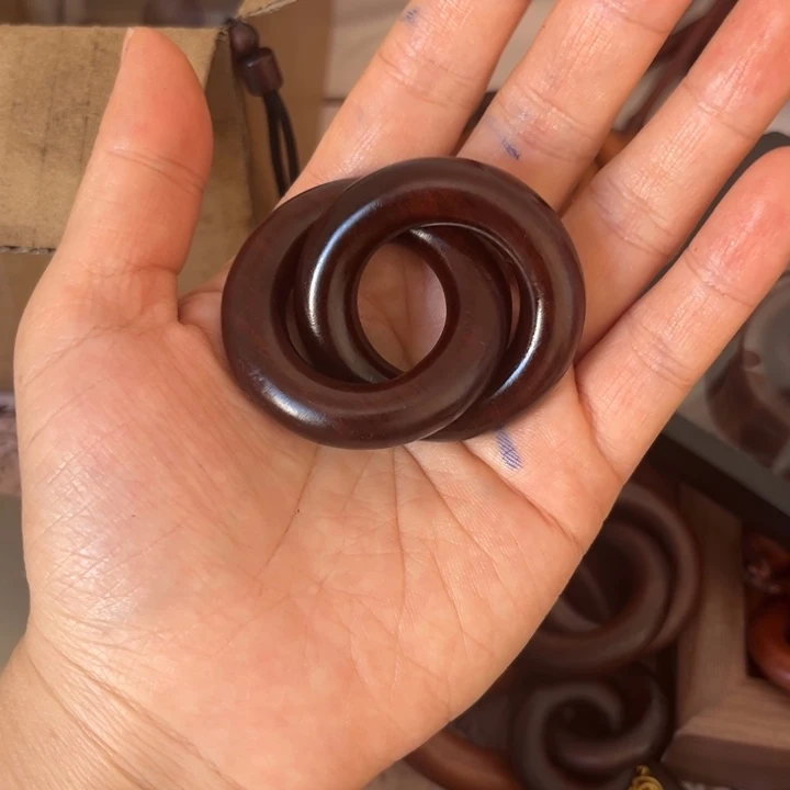 枣木?****刚内径25乾坤圈枣木玉化