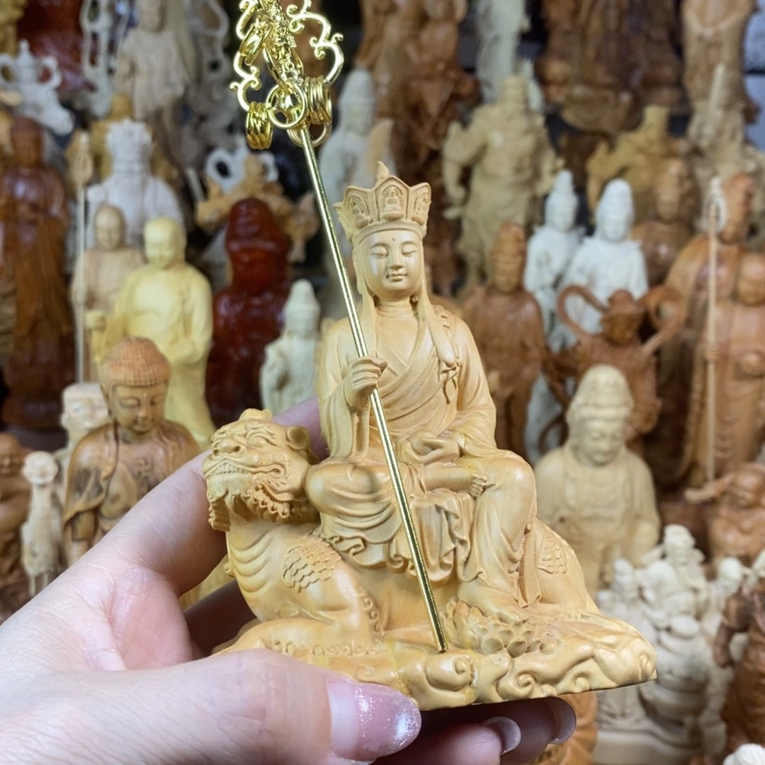 木黄杨微瑕11高谛听地藏王