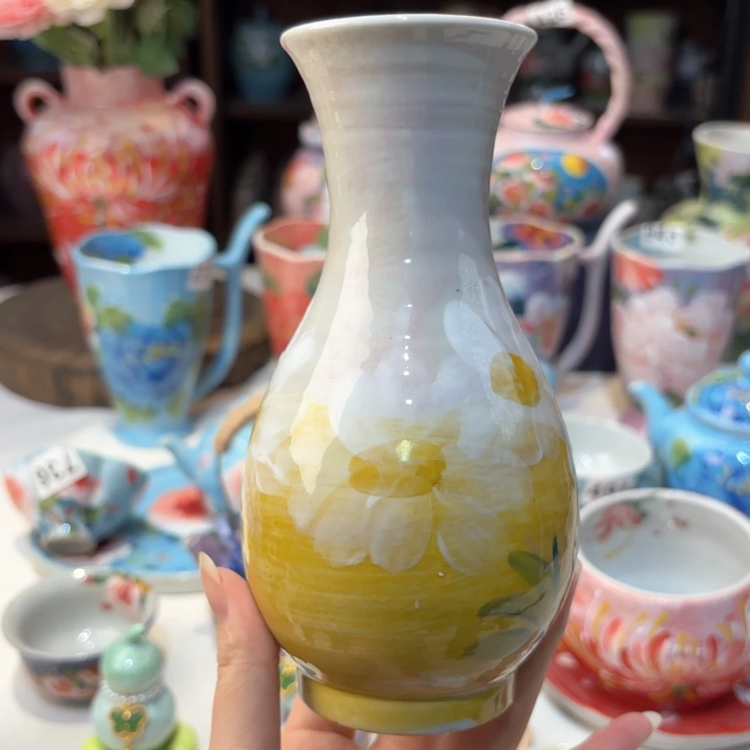 景德镇手绘高温釉下彩陶瓷茶具