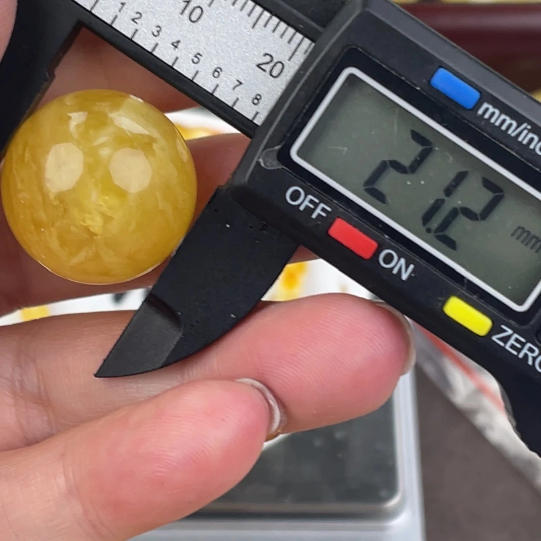 裸石蜜蜡未镶嵌微瑕有裂603