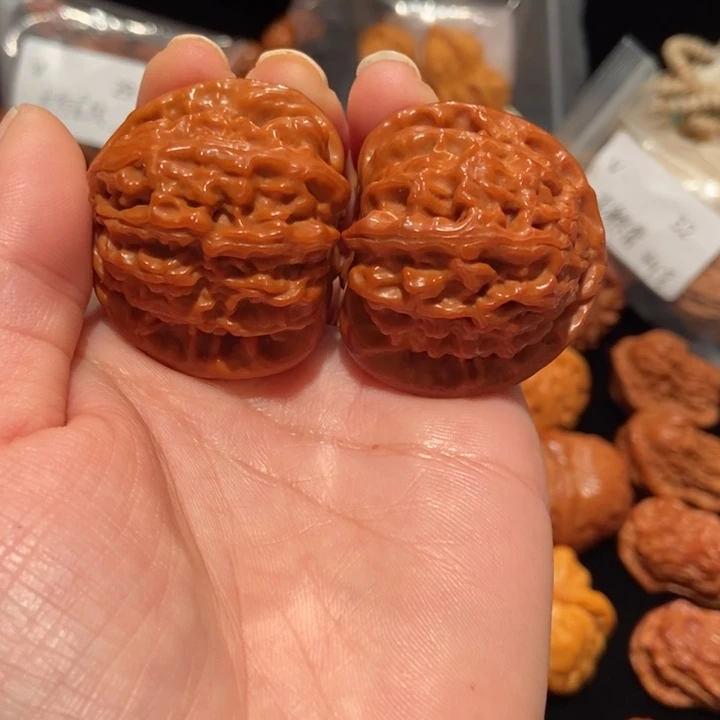 文玩核桃把件41白狮子