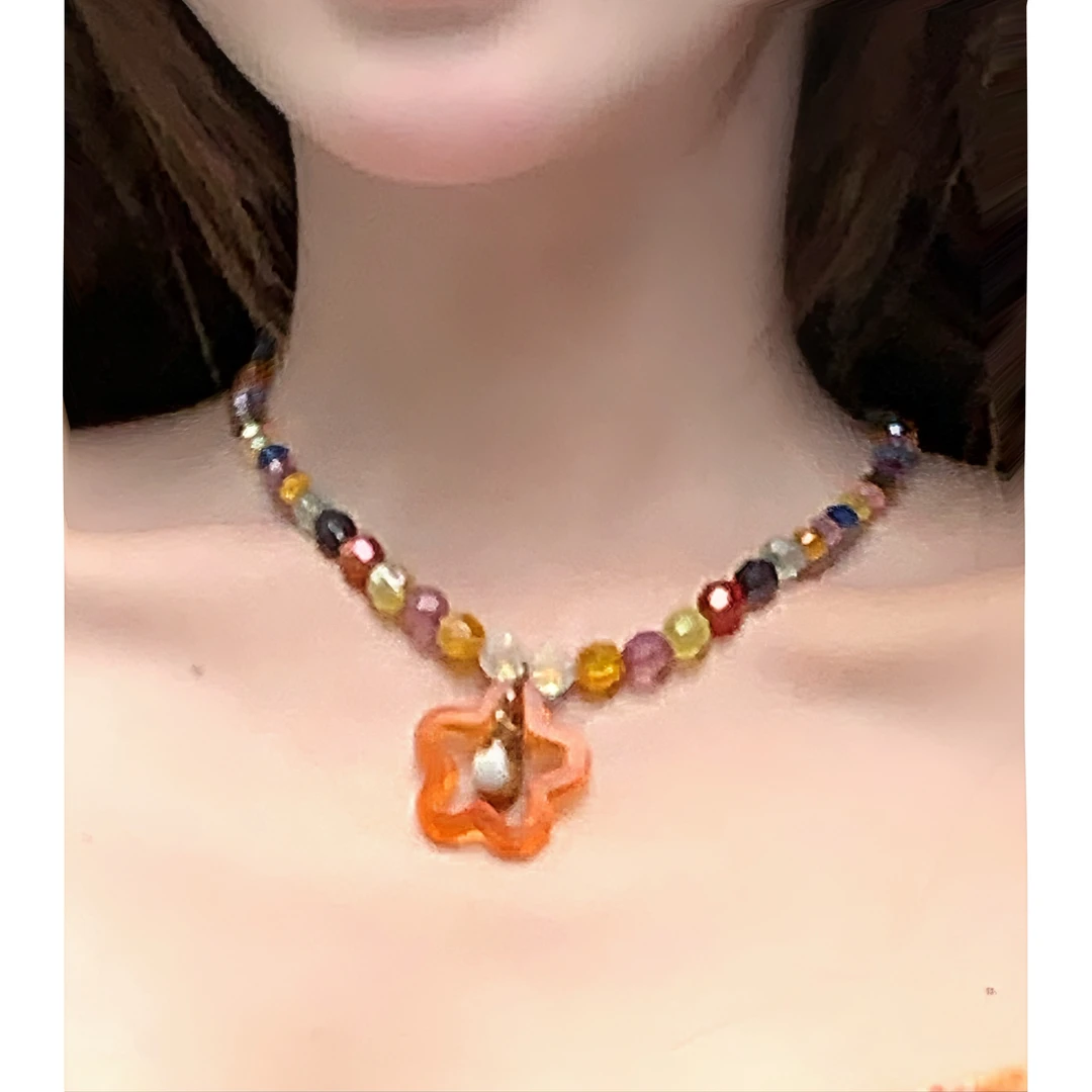 瑞茜·威瑟斯小爽同款百搭多巴胺星星项链PS0029H