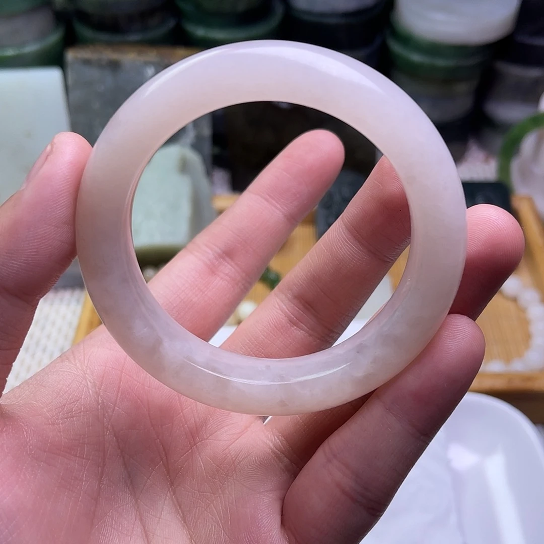 未镶嵌和田玉车挂57-58有玉石结构