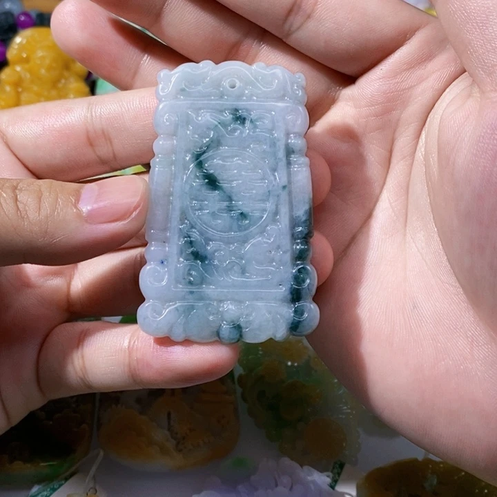 未镶嵌定制翡翠翡翠仿古牌
